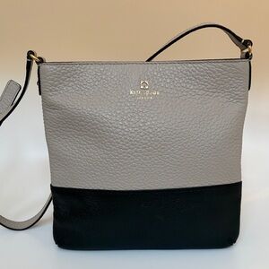 Kate Spade Two-Tone Gray and Black Crossbody Bag